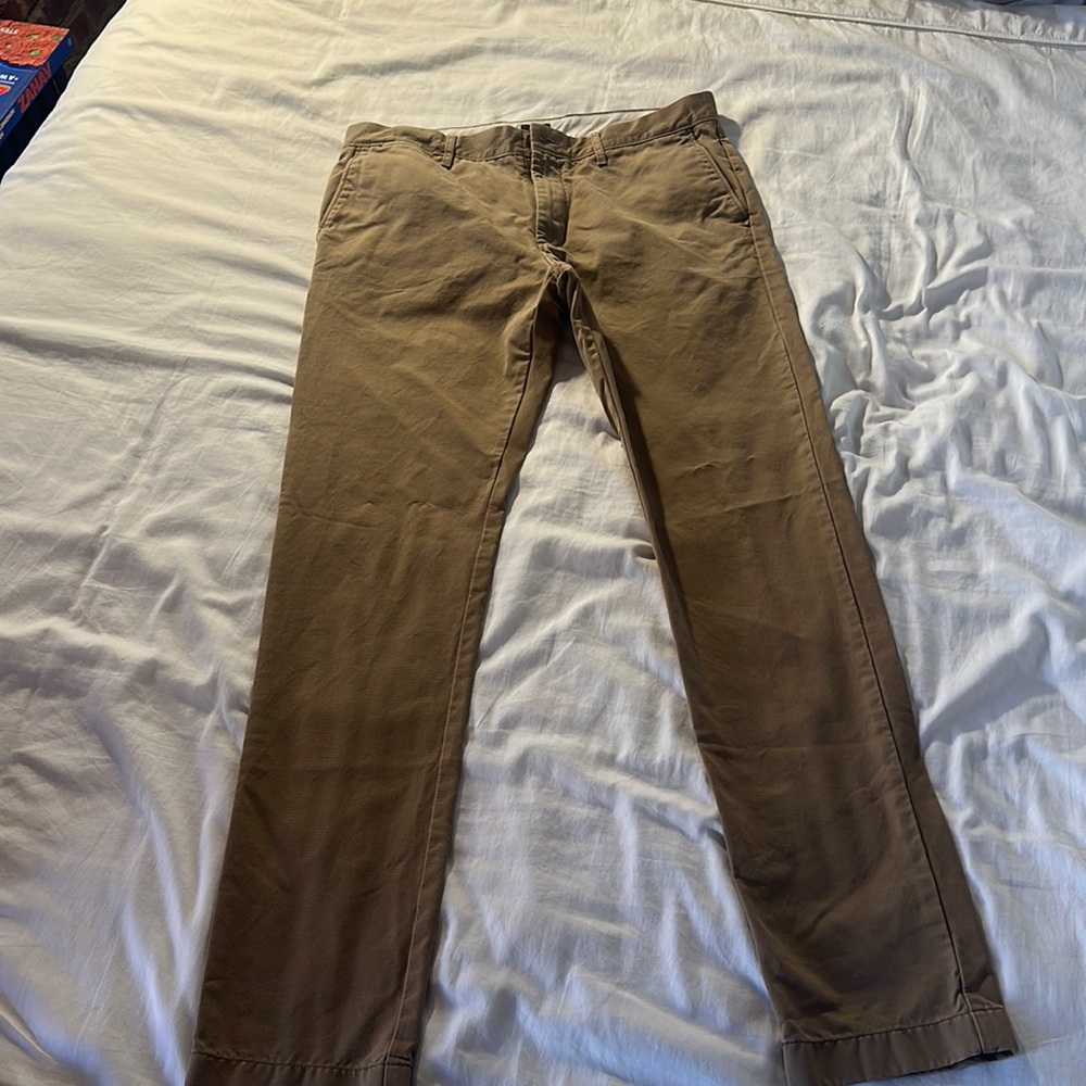 J crew khaki chinos 484 slim 33x34